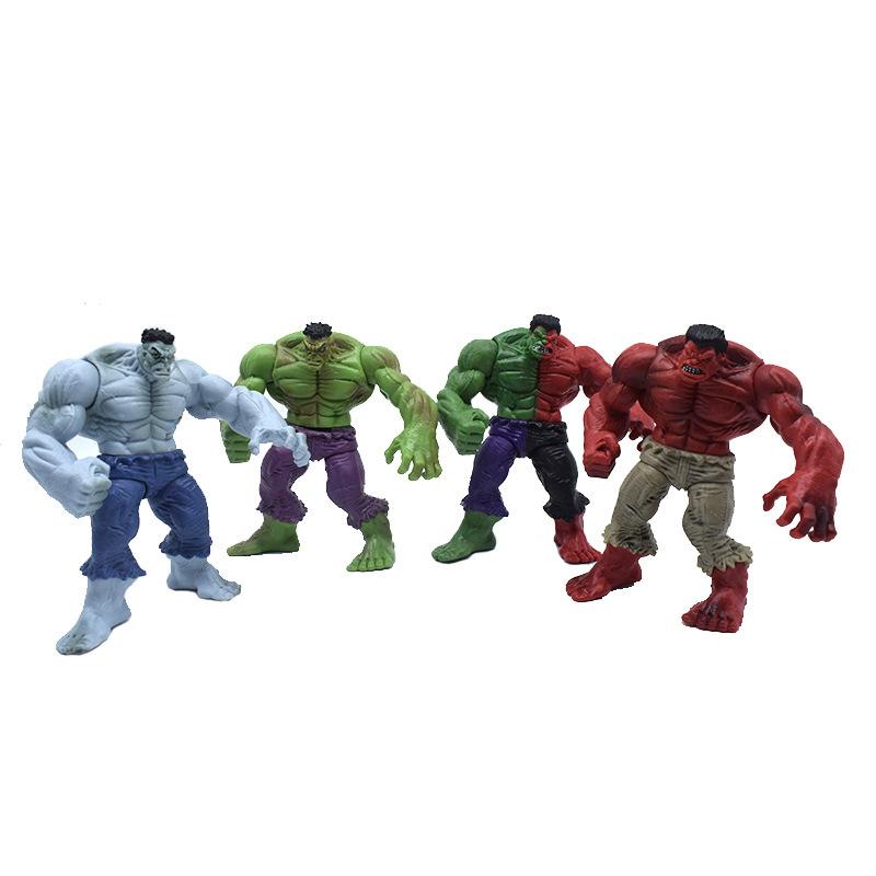 4ks/sada Marvel Avengers 2 Hulk PVC Akční Figurka Hračky Módní Ozdoba GK Model Sběratelská Dekorace Dětský Šarm Narozeninový Dárek