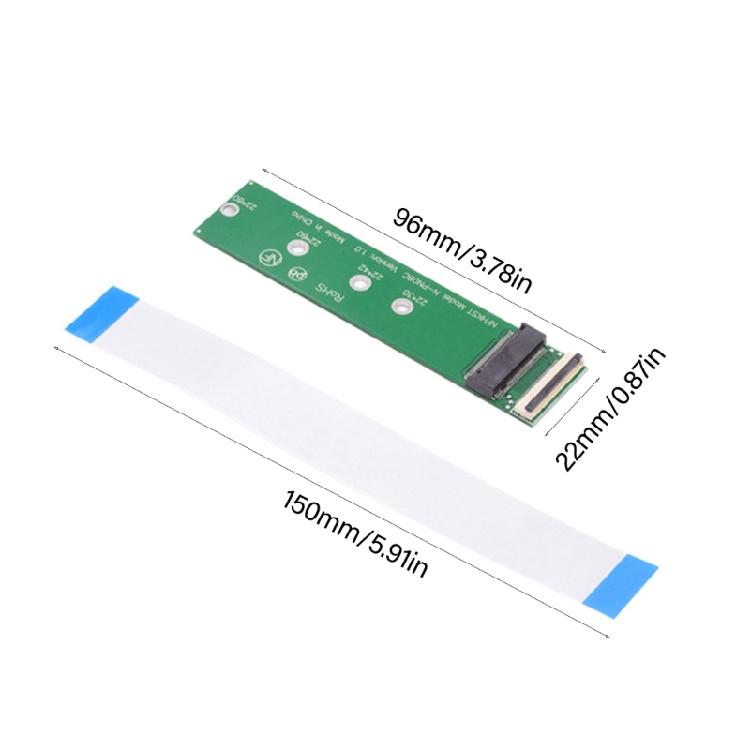 M.2 A+E Key zu NVME M Key Erweiterungskarte für SSDs Festplattenerweiterung Unterstützt 2230MM bis 2280MM