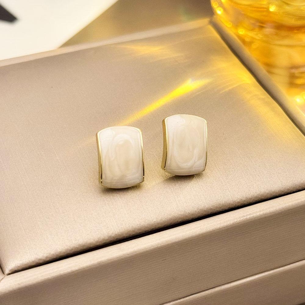 Boucles d'oreilles clous Petite Perle Aiguille Argent Tempérament Haut de gamme Géométriques Boucles d'oreilles pour Trou d'oreille Mignonnes Serties de Diamants Boucles d'oreilles Personnalisées