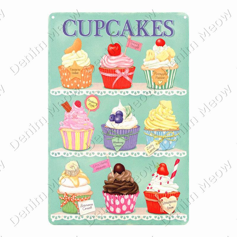 Vintage Pizza Tin Plate for Home Decor, Coffee, Donuts, Pizza, American, Kitchen, Home Decor, American Diner, Wall Posters, N375
