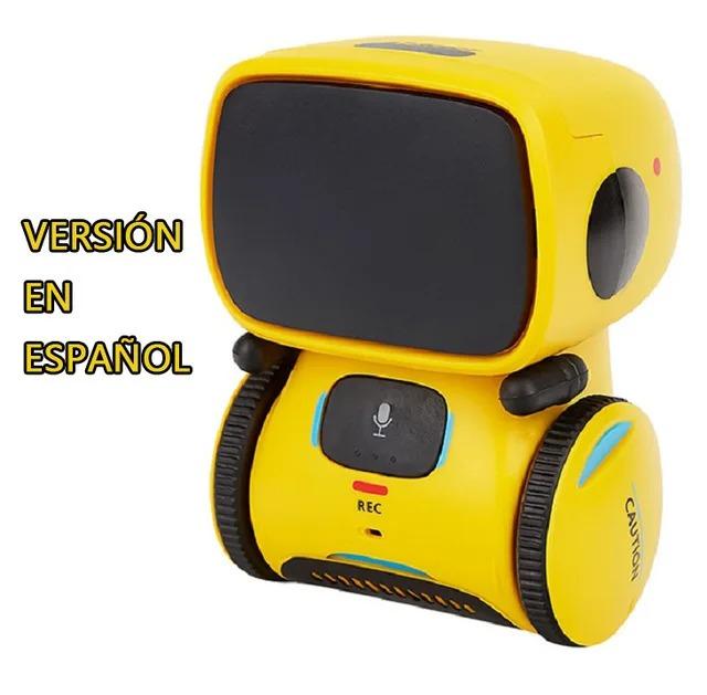Emo Robot Smart Robots Dance Voice Command Sensor, Singing, Dancing, Repeating Robot Toy for Boys and Girls Talkking Robots