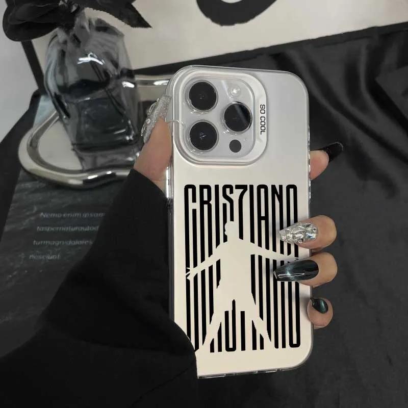 Mr Football C-cR7-R-Ronaldos Casing For Xiaomi Redmi 14C 13C 12C 12 10C 10 Note 14 13 12 Pro Plus 10 10s 11 11S 4G 5G Case Hard