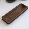 Wooden Dough Bowl Oval Display Tray Candle Aromatherapy Storage Bowl Wooden Rectangular Candle Base