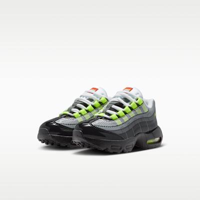Kids' Sneakers Nike Air Max 95 LEGO Neon (PS) Black/Dark Smoke Grey/Smoke Grey/Metallic Silver