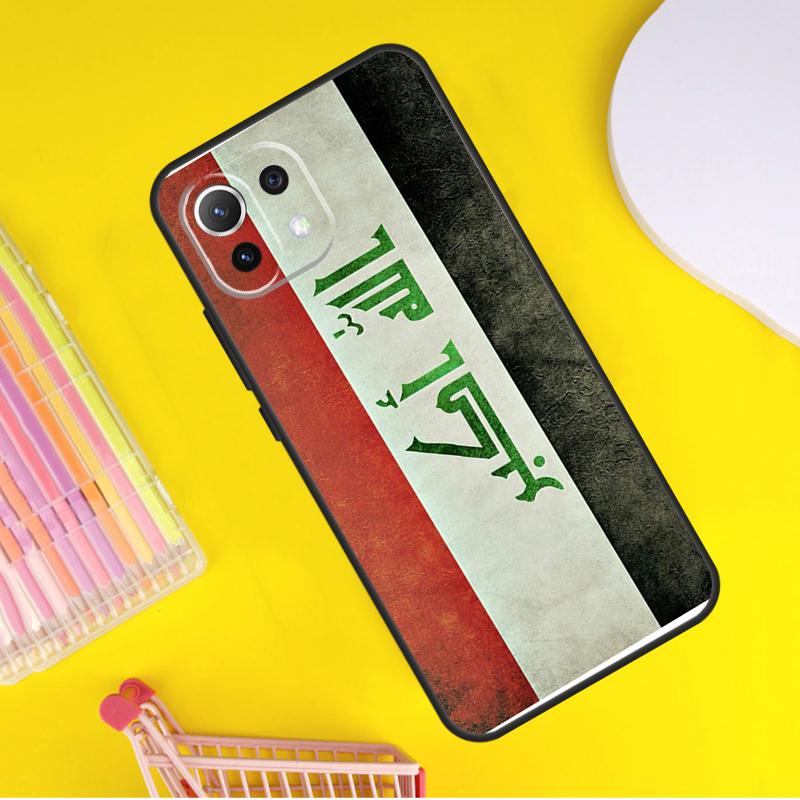 Iraq Flag Cover For Xiaomi 14 Ultra 13 11T 12T 13T 14T Pro POCO X7 X6 Pro X3 X5 F3 F5 M6 F6 Pro Case