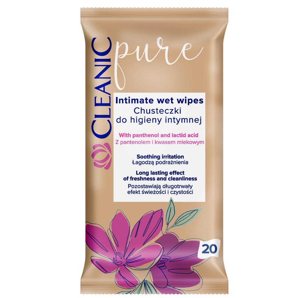 Cleanic Feuchttücher für die Intimpflege Pure 1 Packung - 20 Stück