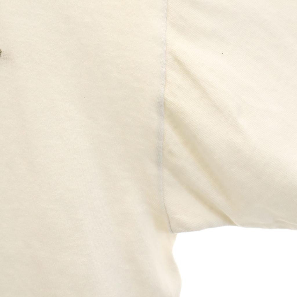 COTTON DELUXE 90s Made In USA Old Lizard Print Short Sleeve Henry Neck T-shirt Men's Used