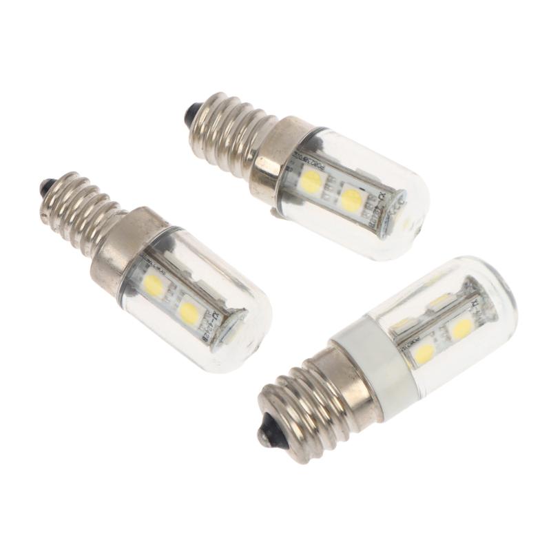 E12 E14 E17 Led Fridge Light Bulb 220V Refrigerator Corn Bulb Led Lamp Cold White Replace Halogen Chandelier Lights