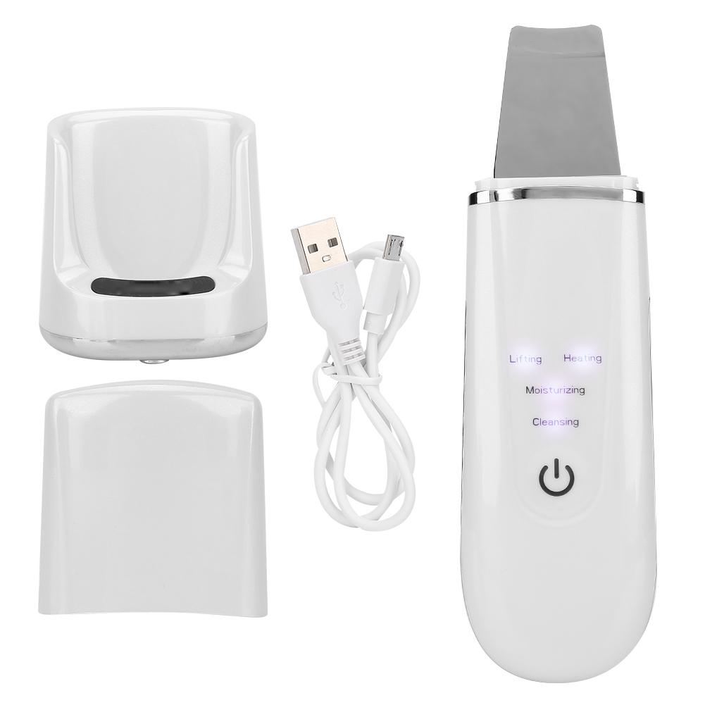 Ultrasonic Skin Scrubber Blackhead Pimple Removal Face Pore Vibration Cleanser Instrument