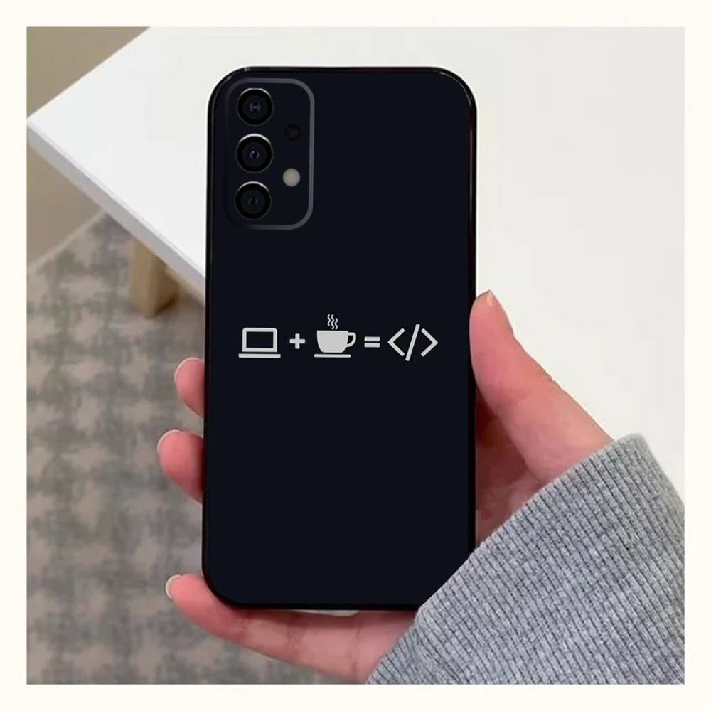 

Programming Languages Java Phone Case For Samsung Galaxy A20,A21s,A22,A31,A32,A52,A53,A72,73,A80,A91 Soft Black Cover Samsung a535g