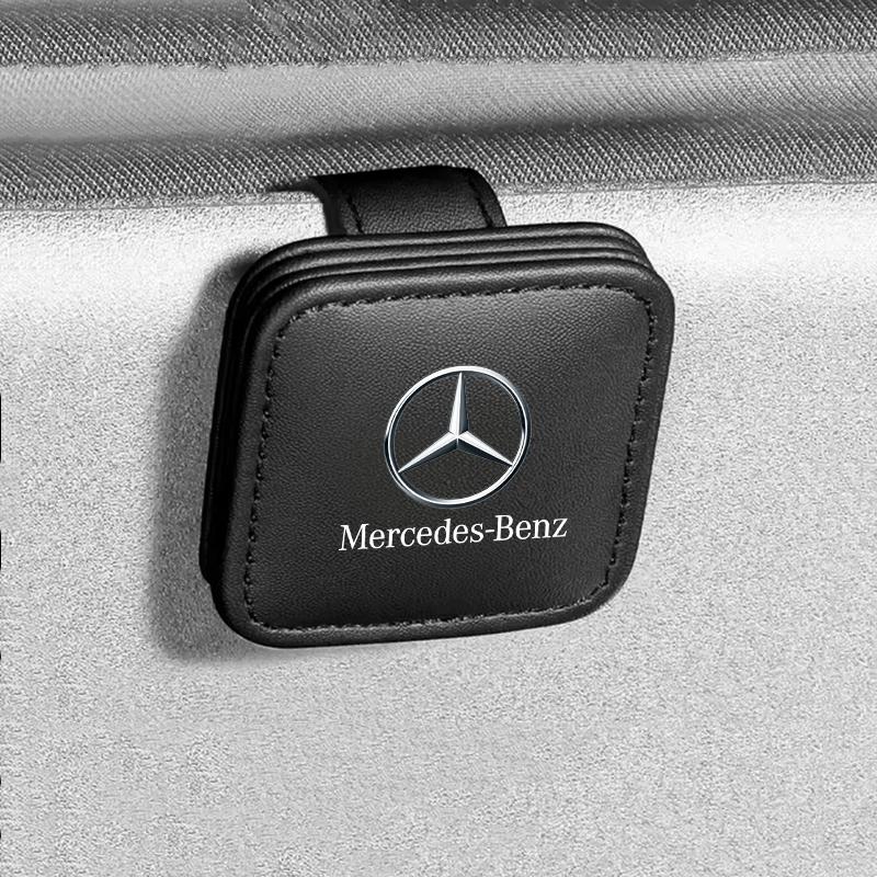 FCM5   Visor Sunglasses Holder Clip Eyeglass Holder For Mercedes Benz B/C/E/S Class W203 W204 W205 W210 W211 W212 W221 Car Accessories