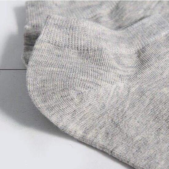 5 párů kotníkových ponožek Měkké bavlněné ponožky absorbující pot Unisex Nízké Sportovní ponožky s patou pro venkovní aktivity