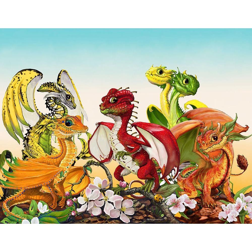 5D DIY Diamond Painting Full Drill Square Round Doll Elves Rhinestones Cross Stitch Diamond Embroidery Landscape Animal Mosaic Sale Home Decor