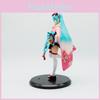 Hatsune Miku Pvc Model Ornament With Traditional Kimono For Home And Office Display