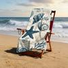 A Beach Towel Featuring Intertidal Zone Organisms,Perfect for Ocean Festivals.Absorbent, And Quick-Drying,Underwater Coral Reefs