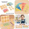 Wooden Emotion Eggs Early Educational Matching Toy For Toddlers And Babies