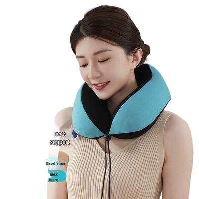 Jiancheng U-shaped Vibrating Neck Massage Pillow CN Plug (adapter Included)
