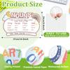 10 Pcs Parts of Speech Posters for Classroom, Boho Classroom Bulletin Board Decor for Elementary Middle High School, Grammar Educational Posters