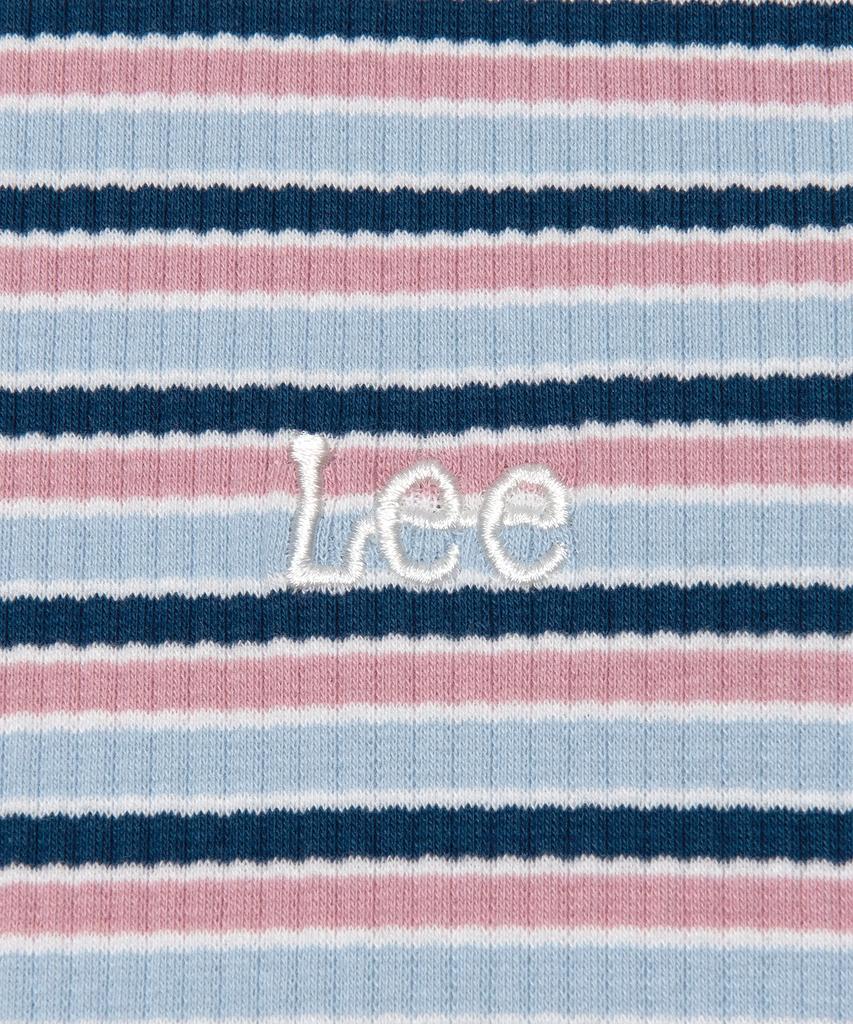 LEE Women'S Ribbed Stripe T-Shirt Blue