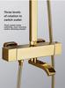 Thermostatic Shower Set with One-Touch Temp Lock & Boost Shower Head