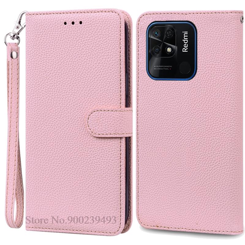 Pouzdro Redmi10C Pro Xiaomi Redmi 10C Pouzdro Měkké Kožené Peněženkové Odklápěcí Pouzdro Pro Redmi 10C Pouzdro 10 C Knižní Kryty na Telefon Coque Fundas