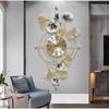 Metal Wall Clock for Living Room Designer Big Unique Clock for Wall Antique Handcrafted Wall Clock
