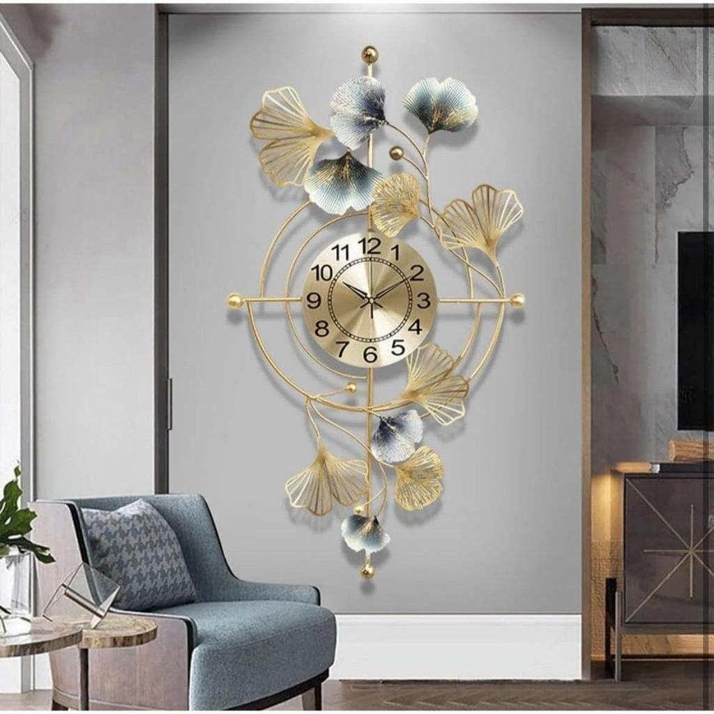 Metal Wall Clock for Living Room Designer Big Unique Clock for Wall Antique Handcrafted Wall Clock
