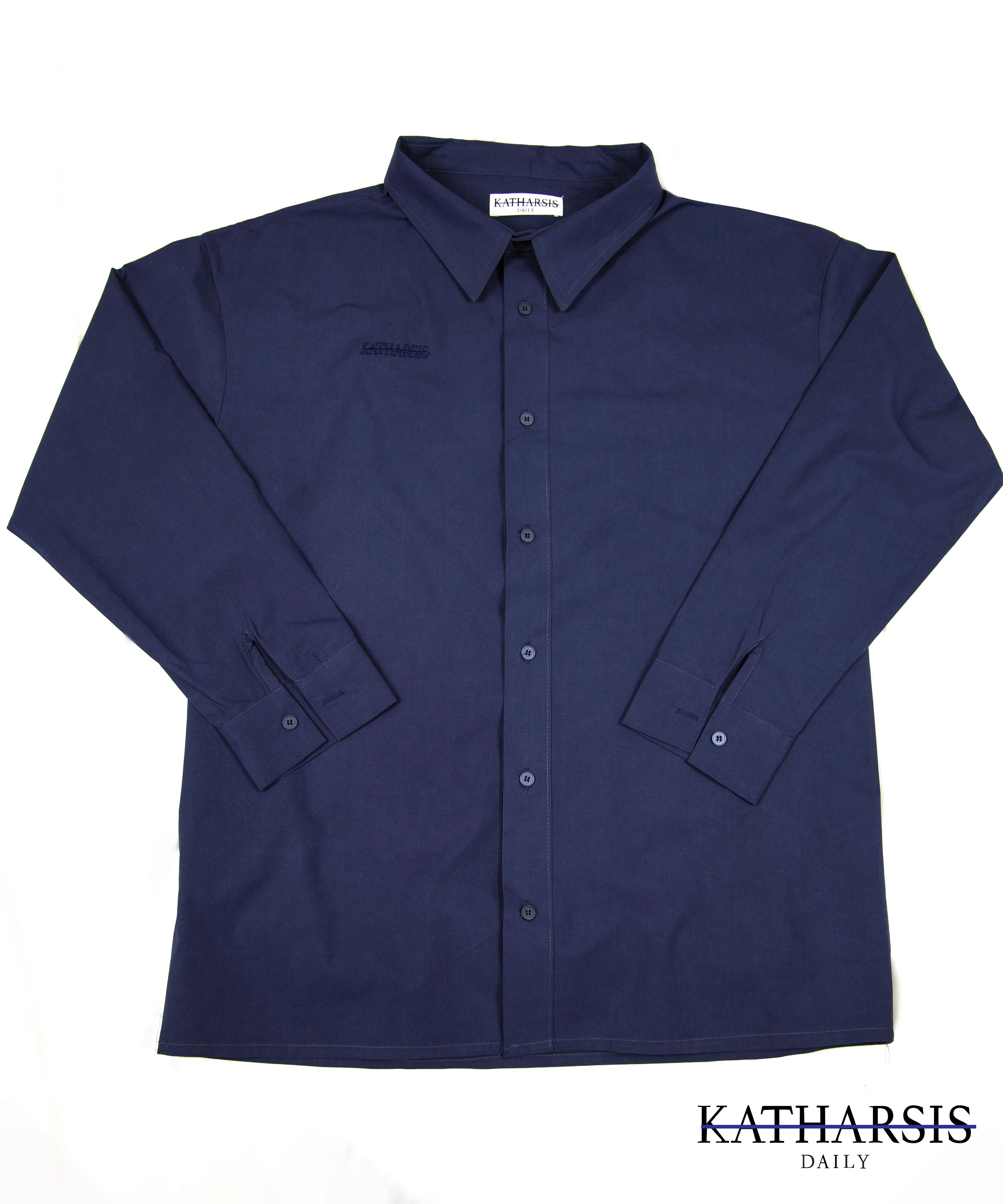 Catharsis Daily Line-Similar Shirt (Navy) Navy/S