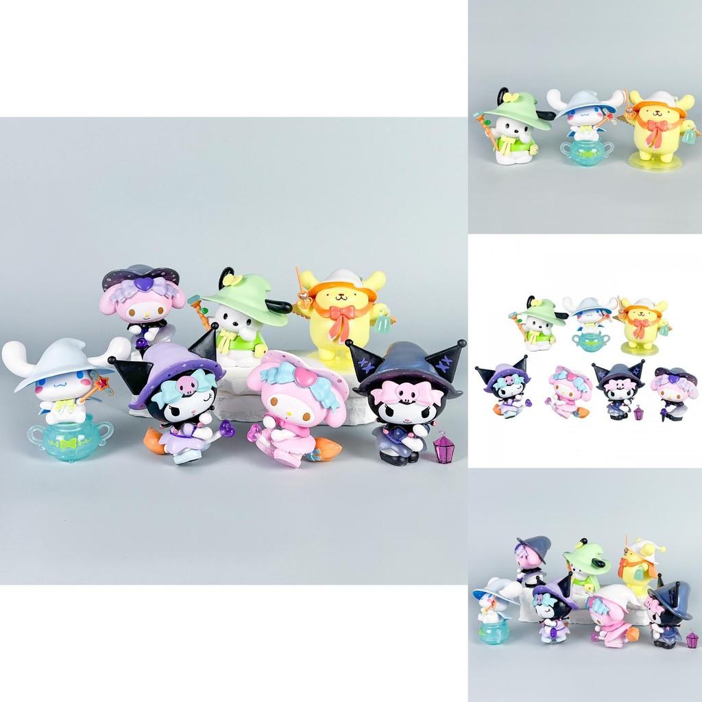 Hello Kitty Kuromi Magic Cinnamoroll Melody Themed Model Desktop Ornament For Kids And Fans