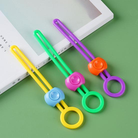 2 Pcs Sealing Straps Hanging Hole Airtight High Elasticity Good Seal Hold Tightly Preserve Food Leakproof Crisp Bag Mouth Sealing Ties Household Stuff