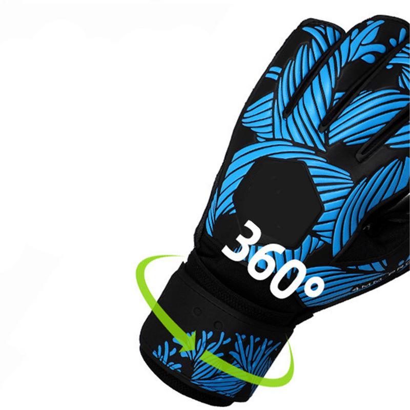 Torwarthandschuhe High Grip Fußballhandschuhe Atmungsaktiv Verstellbar Sporthandschuhe Wettkampf Schutzausrüstung Für Jugendliche Kinder