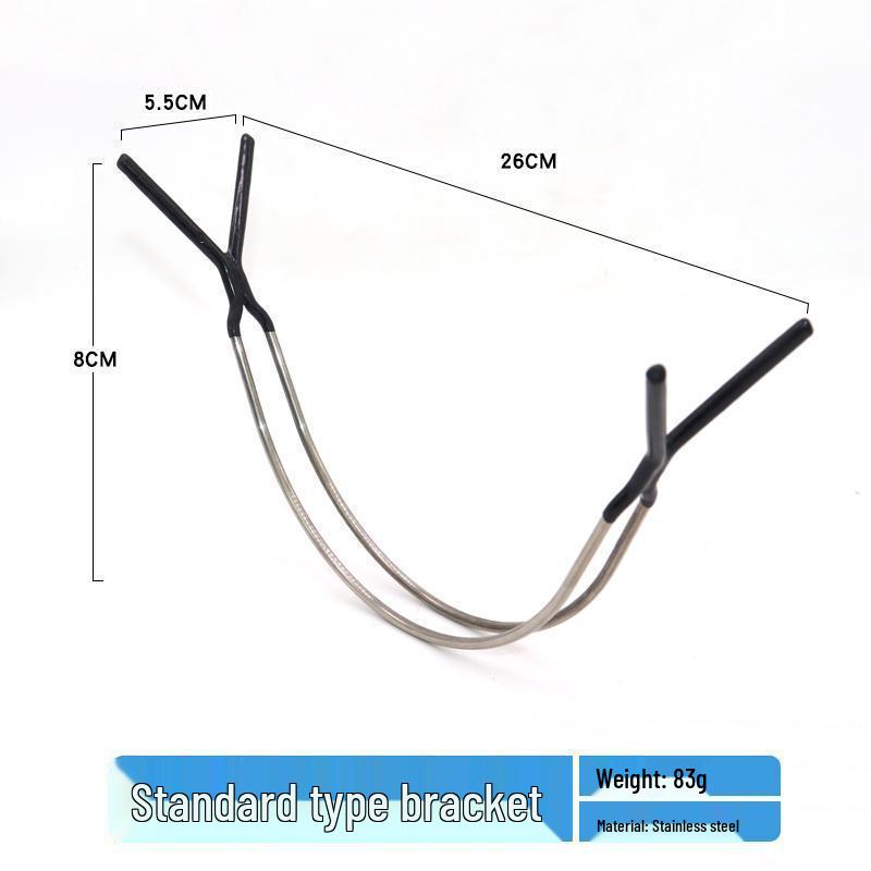 Multi-Functional Fishing Rod Holder for Ice, Boat, and Raft Fishing