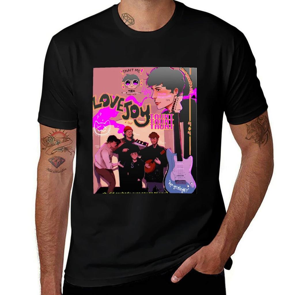 Lovejoy Band Tshirt Lovejoy Band Poster Lovejoy Band Sticker Tshirt Sports Casual Short Sleeve Cotton Tee