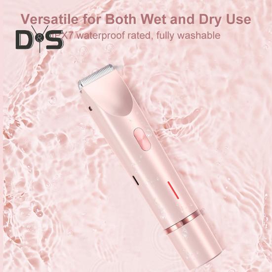 Double-head Women Electric Shaver USB Rechargeable Waterproof Portable Travel Face Body Bikini Area Arm Leg Hair Removal Razor Epilator Trimmer
