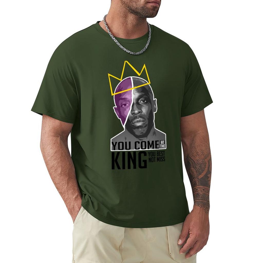 humor fashion t shirt Omar Little The Wire Version 1 With Black Words TShirt cute clothes vintage Tshirt Unisex black tshirt