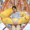 Gudetama Large Plush Toy Kawaii Egg Cartoon Anime Plush Toy Soft Plushie Cylindrical Pillow Girl Sleeping Pillow Christmas Gift