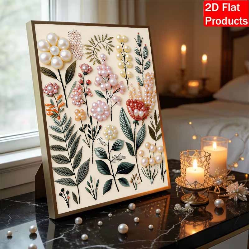 DIY Plant Pearl Diamond Art Kits Without Frame 30x40cm Gem Art Diamond Painting Kits for Adults/Beginners Gift Idea Home Wall Decor
