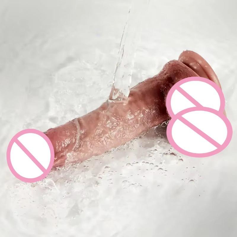 Realistic Dildo Waterproof Silicone Penis Adult Sex Toys G-spot Anal Stimulation Masturbator Dildo with Suction Cup Adult SexToy