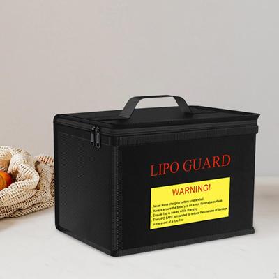 Lipo Battery Fireproof Bag Security PVC Flame Retardant Safe Tote