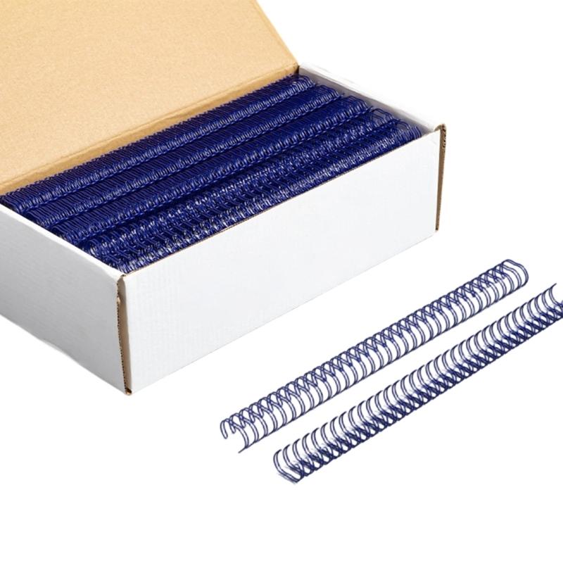 100Pcs Professional Binding Rings Heavy Duty Metal Binding Coils for Office School Supply 23 Holes 24 Holes OR 34 Holes