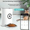 Smart Automatic Pet Feeder with HD Camera Real Time Monitor Timed Quantitative Dry Food Dispenser for Cats Dogs