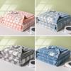 Summer Cotton Air Condition Quilt Lightweight Thin Stripe Breathable Comforter For Home Hotel Bed Travel