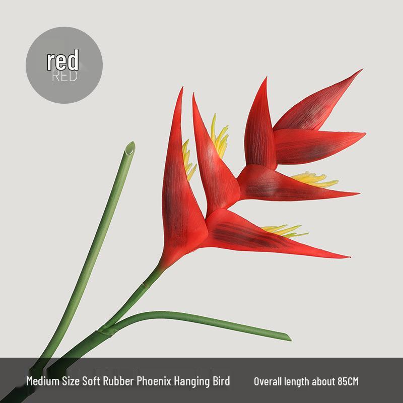 Premium Scorpion Tail Phoenix Bird of Paradise New Year Decorative Faux Flower Arrangement