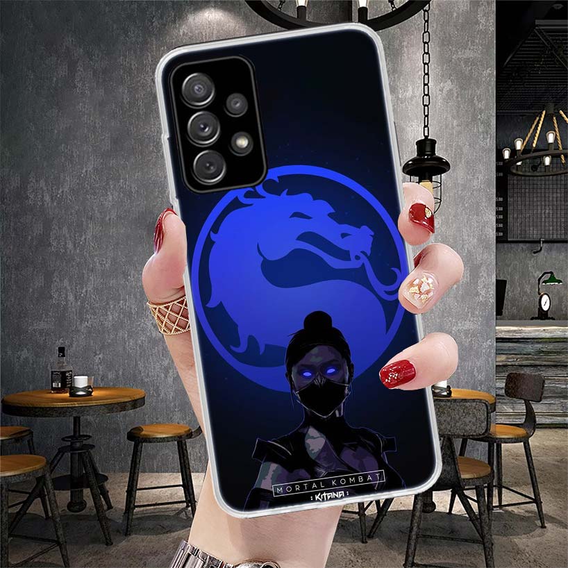 Scorpion Zero Sub Mortal Kombat Měkký kryt na telefon Pro Samsung Galaxy A13 A14 A15 A16 A17 A53 A54 A55 A56 A57 A33 A34 A35 A36 A37 A
