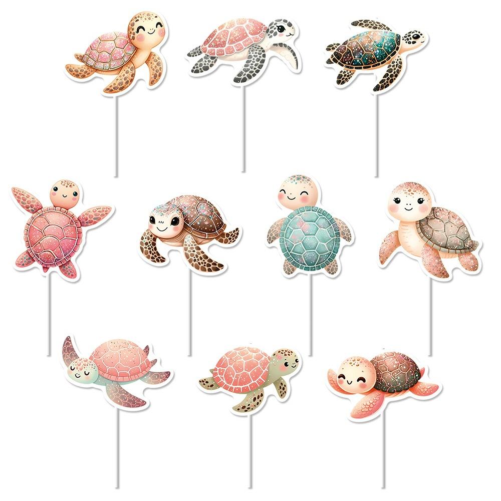 

Decoration Cake Plugin,turtle Themed Birthday Cake Decoration,suitable for Mother s Day,Father s Day,Birthdays,Party Decorations