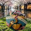 Custom Name Personalized Masha and the Bear Print Umbrella, Auto Open Close, 8‑Rib Sturdy Frame, Commute Camping Hiking Use, Birthday Gift