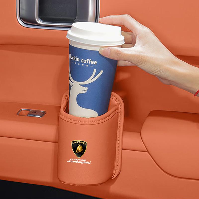 New Car Seat Back/Door Water Cup Box Drink Storage Bottle Rack For Lamborghini LP570 LP610 Urus LP700 LP770 Gallardo Aventador