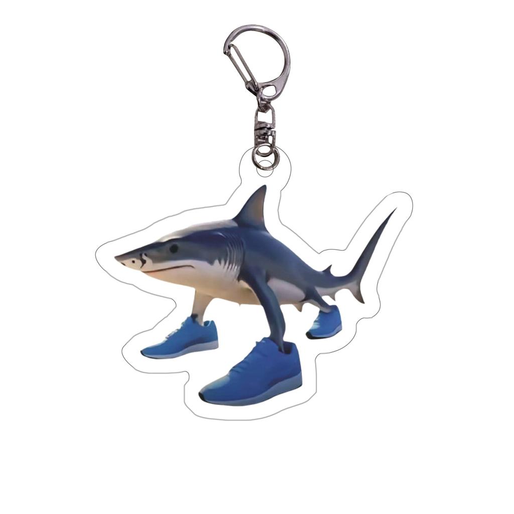 Foreign Version Of Shan Fun Acrylic Keychain, Trendy Acrylic Decoration, Interesting Image