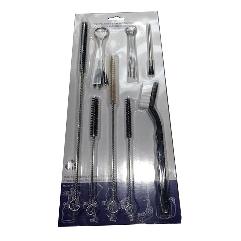 17Pcs/Set Professional Spray Cleaning Brush Set Paint Cleaning Kit Paint Brush To Clean Oil Stains Cleaning Maintenance Tools