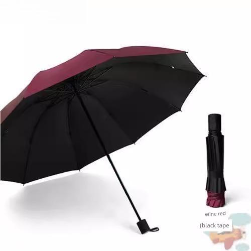 Carbon Fiber Umbrella, Light Luxury Carbon Fiber Frame, Large Size, Ultra-Light Sun Protection Umbrella, Dual-Use for Sun and Rain, Black Coating